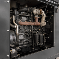 Groupe électrogène diesel silencieux de type canopy de 200 kW pour alimentation de secours d'urgence, triphasé 400 V 50 Hz