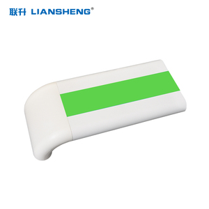 Rampe murale d'hôpital 140, garde-corps de couloir, revêtement en <span class=keywords><strong>PVC</strong></span>, support en aluminium, embout en ABS, garde-corps anti-choc - Product Image 6