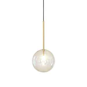 Lampe suspendue moderne nordique, <span class=keywords><strong>abat</strong></span>-<span class=keywords><strong>jour</strong></span> en verre transparent, luminaires suspendus pour <span class=keywords><strong>chambre</strong></span> à coucher, salle à manger, restaurant, décoration, lustre - Product Image 6