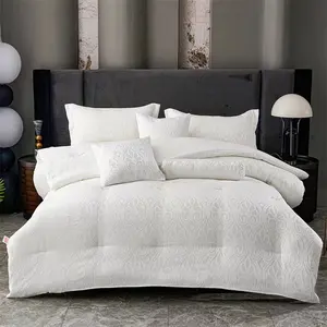 New Designs Wholesales Luxury Embroidery Bedding Sets Comforter Cover Pillow Cover Bed Sheet