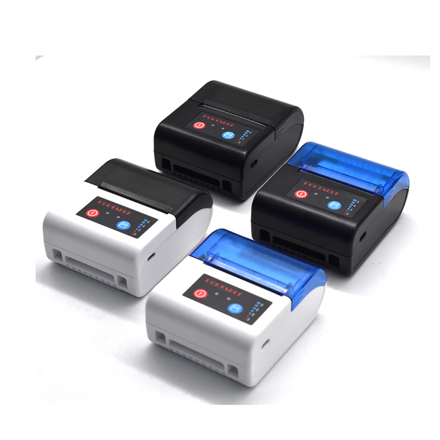 Mini Portable 2Inch Thermal Receipt Label Printer P58H Wireless Bluetooth Bill Printing Machine for Mobile Phone