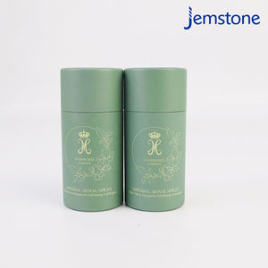 Eco friendly logotipo personalizado Kraft artesanía cilindro tubo de papel embalaje con tapa - Product Image 6