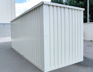 Conteneur de stockage métallique empilable et pliable, unités de stockage mobiles portables pour projets de stockage personnel et <span class=keywords><strong>d</strong></span>éménagement - Product Image 6