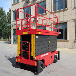 4 मीटर-18 मीटर भारी ड्यूटी कैंची लिफ्ट 300 किलोग्राम-1000 किलोग्राम गोदाम निर्माण रखरखाव के लिए मैनुअल तौबल उठाने वाला मंच - Product Image 3