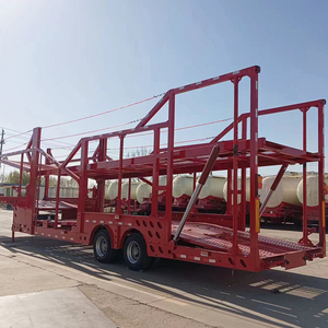 Remorques TRUCKPILLAR 3 essieux pour transport de voitures, à prix bas et haute qualité, avec rails latéraux amovibles, personnalisables, flexibles, charge utile maximale de 15 tonnes - Product Image 3