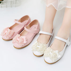 أحذية رسمية للأطفال مزينة بالخرز وفيونكة، أحذية أميرات وفتيات الزهور، مناسبة لحفلات أعياد الميلاد والعروض - Product Image 5