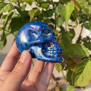7cm Wholesale Gemstone Carvings Crystal Skulls Eco-Friendly Art Collectibles Unique <b>Gifts</b> - Product Image 3