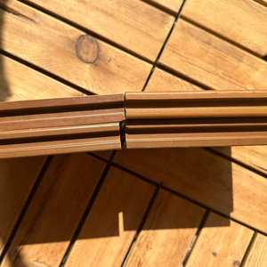 Planches de terrasse en composite bois-plastique (WPC) pour extérieur, emboîtables, imperméables, <span class=keywords><strong>anti</strong></span>-UV et résistantes à la décoloration, pour terrasse et <span class=keywords><strong>balcon</strong></span> - Product Image 4