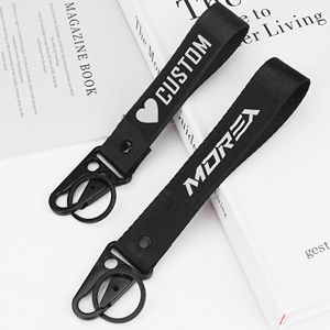 Correa de Muñeca Corta Negra Personalizada para Hombre y Mujer, Llavero con Correa para Llaves, para Uso en Motocicletas - Product Image 6