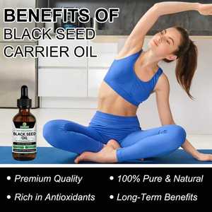 Black <b>Seed</b> Oil Liquid Drops Cold Pressed Organic Black <b>Seed</b> Oil Immune Support Blood Pressure Sugar Free Vegan Gluten Free Oil - Product Image 5