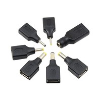 Adaptador de Corriente USB Hembra a DC 5.5x2.1mm Macho con Revestimiento de PVC |   Convertidor de 5V para Cargador USB a Dispositivos DC, Proyector y Altavoz