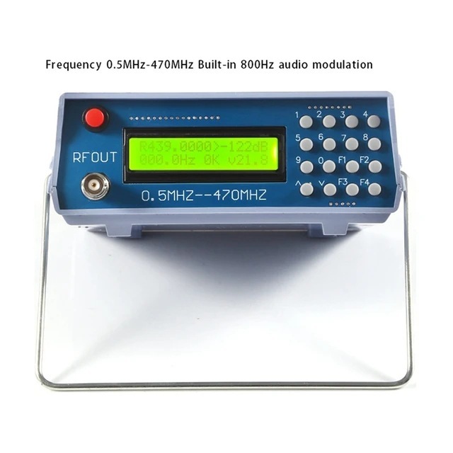 0.5 M-470M RF Signal Generator Tester for FM Radio Interphone Debugging China