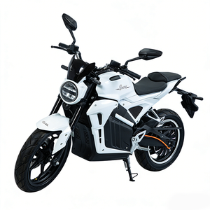 Motocicleta Eléctrica Deportiva de Alta Velocidad de 64V y 3000W, Versión Blanca y Negra, para Adultos - Product Image 1