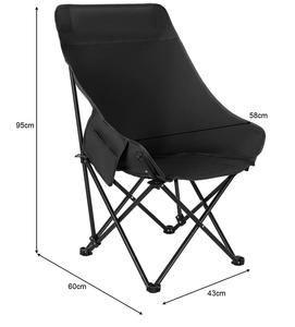 Sillas de <span class=keywords><strong>Camping</strong></span> Plegables con Respaldo Alto, Sillas de Playa Ligeras y Portátiles, Silla de Pesca para Exteriores, Venta de Fábrica - Product Image 2
