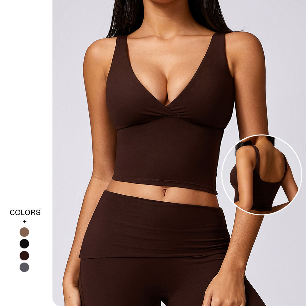 Custom Zip Up Cropped Tank Top Women Activewear Sports Top Yoga Trends Ribbed Slim Fit Running Yoga Top For Women Activewear