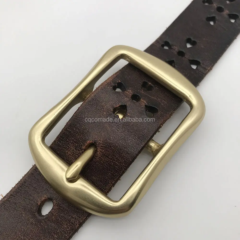 35 mm solid brass buckle for belt slide pin buckles