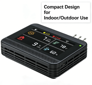 Aectec A1 Desain Ringkas Konduktor Tunggal Pemantau Kualitas Udara Mini Genggam Portabel TUYA WIFI Pengukur Gas Bahan Bakar - Product Image 5