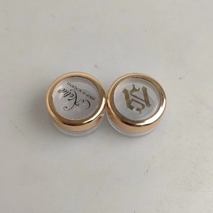 3G 5G 10g Ronda Oro Ventana Tapa Frascos Maquillaje Brillo Tarro Plástico Brillo Contenedores Tarro Contenedor Vacío Portátil para Uñas. - Product Image 6