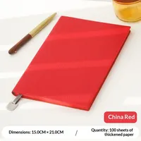 Carnet à spirales personnalisé en cuir PU souple, journal imprimé thermique à ouverture plate, cadeau pour l'école et le bureau