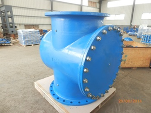 Daktiler Eisenkorb T-Typ Topfsieb mit Flanzenschluss und Filterband aus Edelstahl - Product Image 4