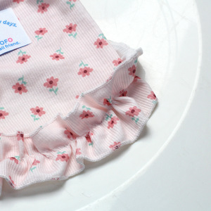 Vestidos florales de verano para mascotas, perros y gatos; vestidos frescos de princesa para primavera; ropa fina y transpirable para Bichon Frise. - Product Image 3