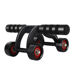 Wholesale Bodybuilding Fitness Health Abdominal Training Abdominal <strong>Exercise</strong> <strong>4</strong> Wheel Roller - Product Image 2