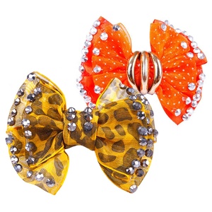 Accessori Bling Bling Bling Bling <span class=keywords><strong>Pet</strong></span> Bowknot principesse pinze per peli di cane - Product Image 1