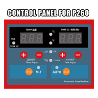 Presse à chaud pneumatique double poste RS-P260/T260 40*60CM pour impression textile, état neuf, 220V, avec roulement central