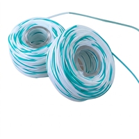 Fil dentaire orthodontique en nylon pour usage domestique, saveur menthe, avec enfile-fil, pour le nettoyage des appareils dentaires, implants et bridges