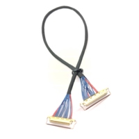 Câble LCD LVDS 0,5 mm avec connecteur 20453-240t vers connecteur Hirose DF14-30S-1.25C