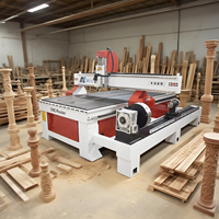 Machine de fraisage CNC à bois 4 axes avec rotatif 1325 Machine de fraisage CNC 3 axes Machine de découpe du bois pour meubles