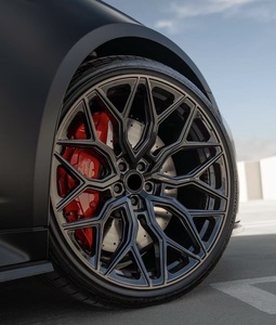 Llantas de Color negro de 18-24 pulgadas, Cubo de rueda de aleación de coche forjado para Audi Rs4 Rs6 <span class=keywords><strong>Rs7</strong></span> BMW F80 F82 <span class=keywords><strong>M8</strong></span> M3 M4 - Product Image 1
