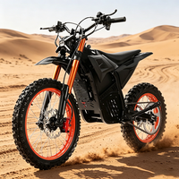 Moto électrique tout-terrain rapide Comoze K2 PRO style Surron, moteur à engrenages 6000W, batterie lithium 72V, pour adultes