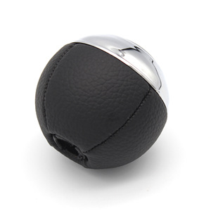Mini pomo de cambio de cuero con logotipo para coches Mini, diseño ergonómico - Product Image 3