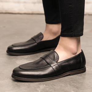 Mocasines de Hombre Hechos a Mano de Alta Calidad, Zapatos de Vestir de Otoño con Diseño Slip-On, Brillantes, Formales, Transpirables y que Aumentan la Estatura - Product Image 3