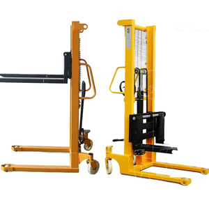 <span class=keywords><strong>500kg</strong></span>フォークリフトManul Transpallet 3t容量1.6mリフト高さ油圧手動パレットスタッカー - Product Image 1