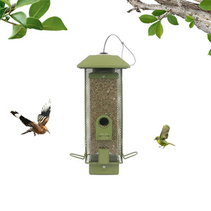 Ngoài Trời Sân Vườn Chim Hoang Dã Thông Minh Mùa Xân-Nạp Sóc Bằng Chứng Kim Loại & Nhựa Tùy Chỉnh Bird Trung Chuyển Mô Hình A8699 - Product Image 4