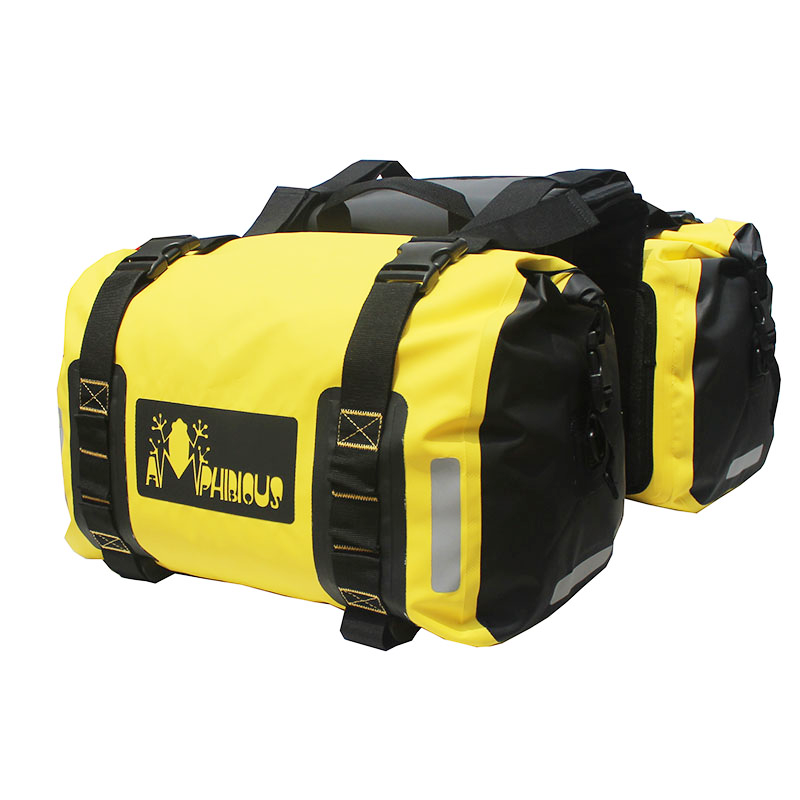 Модные водонепроницаемые боковые сумки из ПВХ для мотоцикла