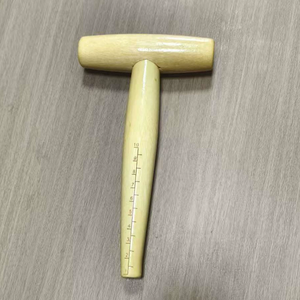Semoir de jardin en bois de pin écologique de type T avec manche émaillé pour pots de fleurs et fournitures de jardinage - Product Image 6