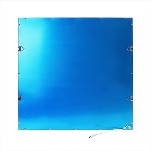 Panneau de ciel de <span class=keywords><strong>luminothérapie</strong></span> biophilique personnalisé-Plafonnier carré 60*60*10 avec scènes de la nature pour le calme et la concentration - Product Image 5