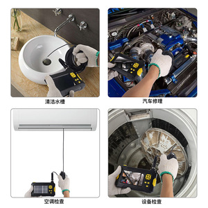 4.3 Inch Endoscope With Screen Detachable Lens 10m Working Length Car Inspection Tool LCD Display Battery Powered - Product Image 5