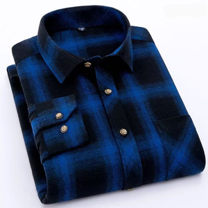 Nueva moda a cuadros, camisa informal, polos de estilo inglés, camisas a cuadros de manga larga para hombres - Product Image 3