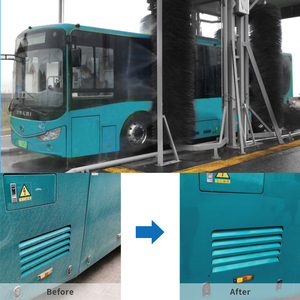 Équipement de lavage de bus et camions automatique à 3 brosses, en acier inoxydable, à toucher doux, haute pression, pour lavage de voitures M-BS0300G - Product Image 2