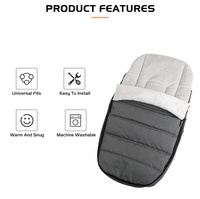 Couverture Enfant 212 Evolution Grise Imperméable, Gigoteuse Enveloppe pour Poussette, Gigoteuse de Luxe pour Bébé, Vente en Gros