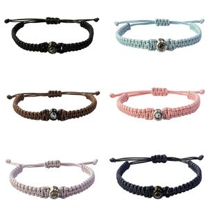 Natural Stone <b>Bracelet</b> Colorful Glass <b>Beaded</b> Inner Peace Exclusive Personalized Design Support Wholesale Discount - Product Image 2