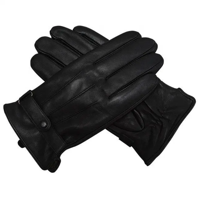 Factory Custom Goedkope Goede Kwaliteit Leer Winter Handschoenen Leverancier Mode Warme Handschoenen Schapenvacht Lederen Wanten Handschoenen Groothandel