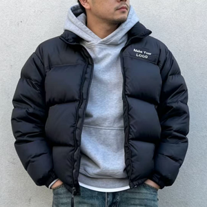 Chaqueta para Invierno en <span class=keywords><strong>North</strong></span> City, de <span class=keywords><strong>Terciopelo</strong></span>, Cálida, Transpirable, Rellena de Algodón, Impermeable, Resistente al Viento, con Capucha, de Poliéster con Acabado Liso - Product Image 1