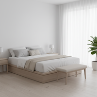 Matelas à ressorts moderne Queen Size, fermeté douce et durable, épaisseur 20 cm, conception compressée sous vide et enroulable pour usage domestique et hôtelier