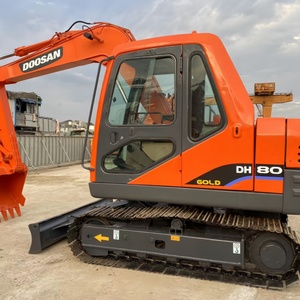 Used Original Doosan Dx80 Excavator Crawler Hydraulic DH55 Dx60 Dx80 Mini Excavator Secondhand <b>Construction</b> <b>Engineering</b> <b>Machine</b> - Product Image 2