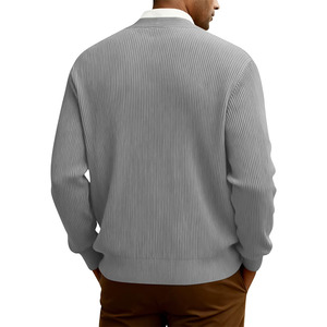 Fashion Casual Pure Color High Quality Wool Knitted Long Sleeve <b>Cardigan</b> <b>Sweater</b> Wholesale Price Winter Season <b>Cardigan</b> <b>Sweater</b> - Product Image 2
